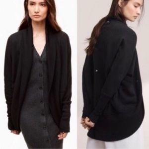 Aritzia Wilfred Black Cardigan Size XS